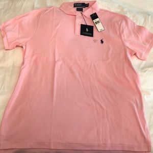NWT Mens Pink Polo